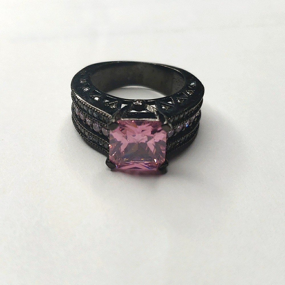 * designer Pi k Diamante modern band ring